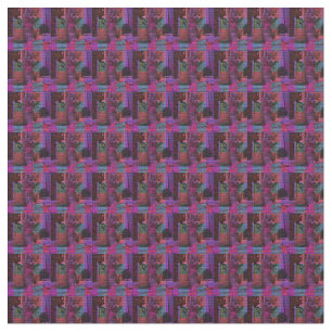Kitten Pop Art Pattern, Fabric