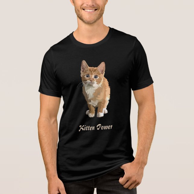 kitten power tee shirt (Front)