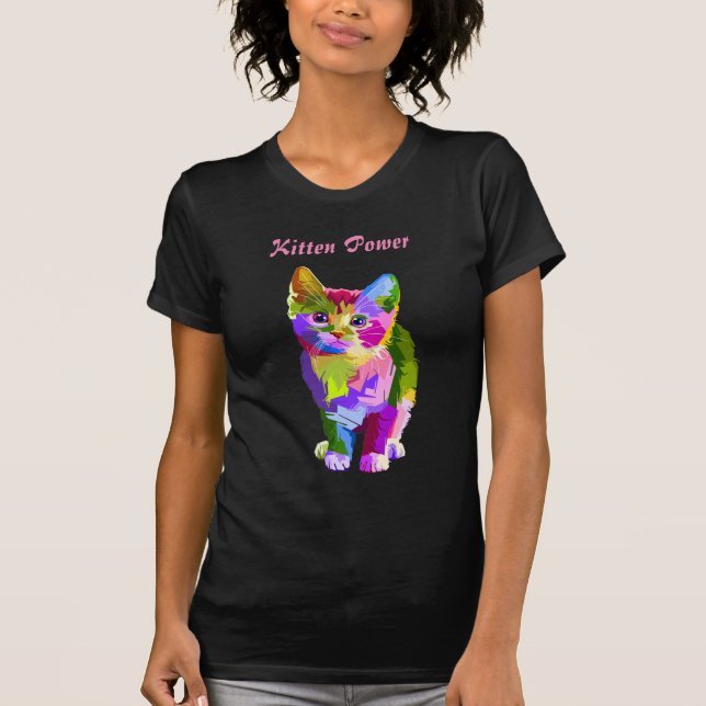 kitten power tee shirt (Front)