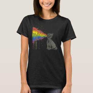 Kitten Puking Rainbows T-Shirt
