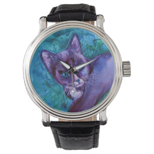 Kitten "Purple Tuxedo" Watch