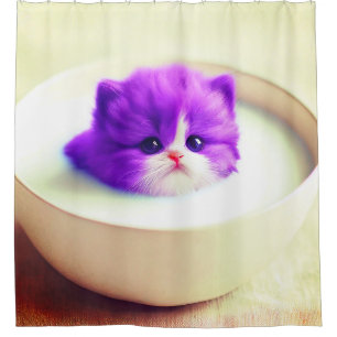 Kitten Shower Curtain