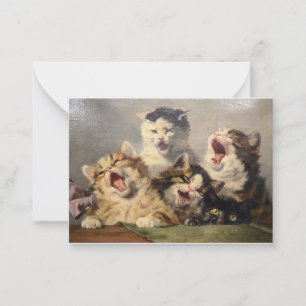 Kitten Symphony by Julius Adam II Card