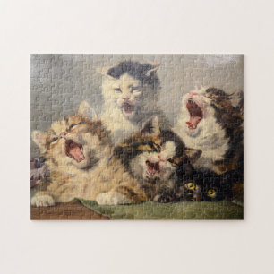 Kitten Symphony by Julius Adam II Jigsaw Puzzle