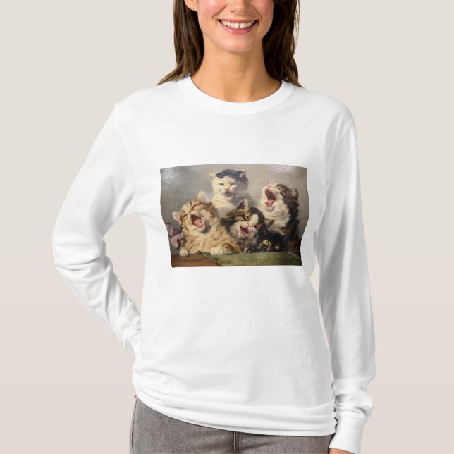 Kitten Symphony by Julius Adam II T-Shirt (Front)