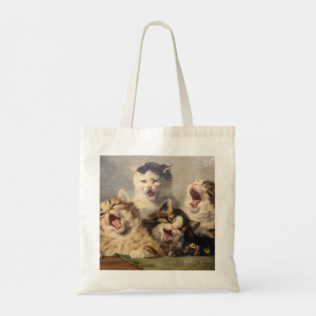 Kitten Symphony by Julius Adam II Tote Bag (Back)