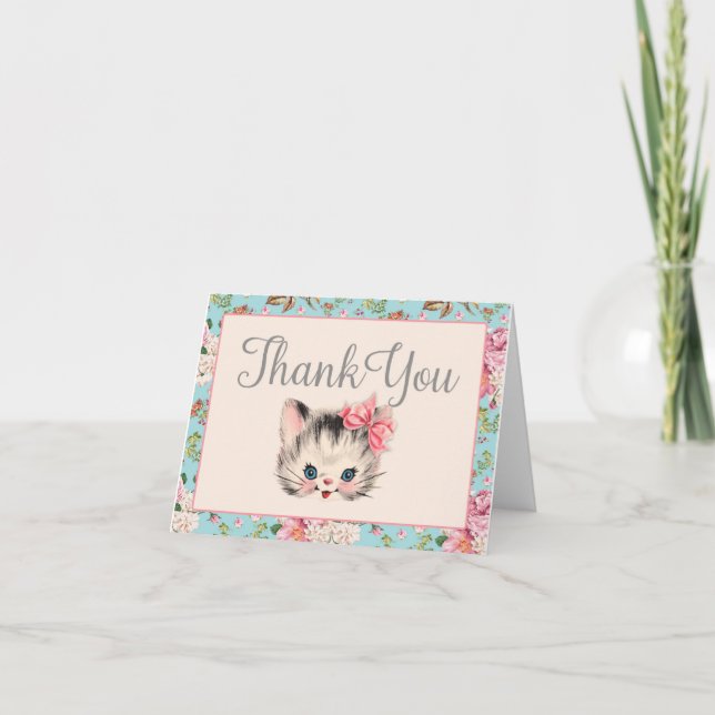 Kitten Thank You Card (Front)