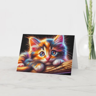 Kitten Thank You Card