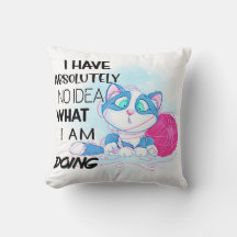 Kitten Throw Pillow