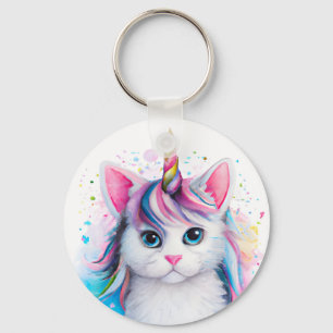Kitten Unicorn Key Ring