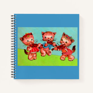 kitten violinists trio notebook