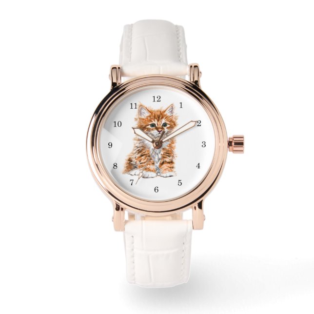 Kitten Watch Gift Sweet Baby Cat (Front)