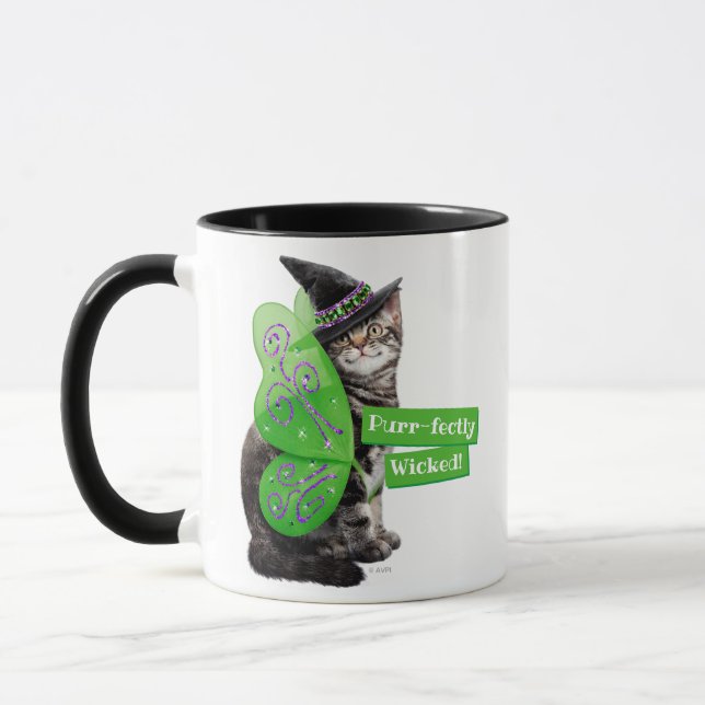 Kitten Witch Fairy Mug (Left)