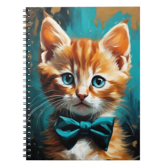 Kitten with a Bow Tie | Notebook (Front)