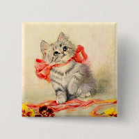 Kitten with a Red Ribbon