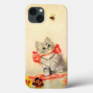 Kitten with a Red Ribbon iPhone 13 Case