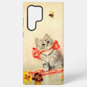 Kitten with a Red Ribbon Samsung Galaxy Case