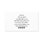 Kitten with heart crochet Business Card