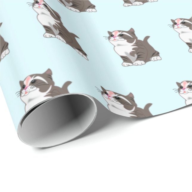 Kitten Wrapping Paper (Roll Corner)