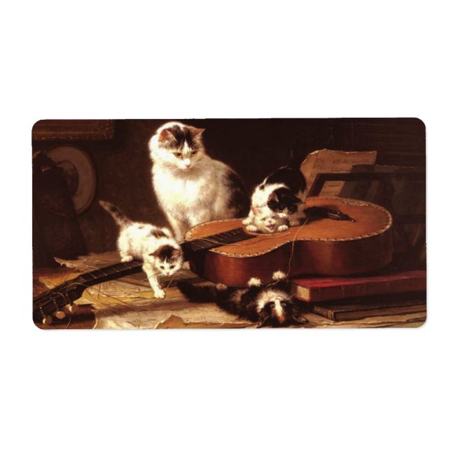 Kittens and Guitar (Front)