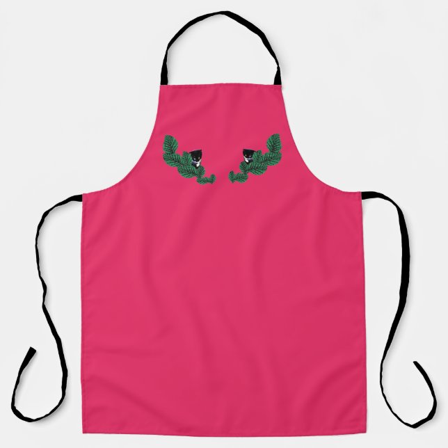 Kittens and Leaves Apron (Front)