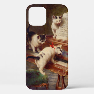 Kittens and Piano iPhone 12 Case