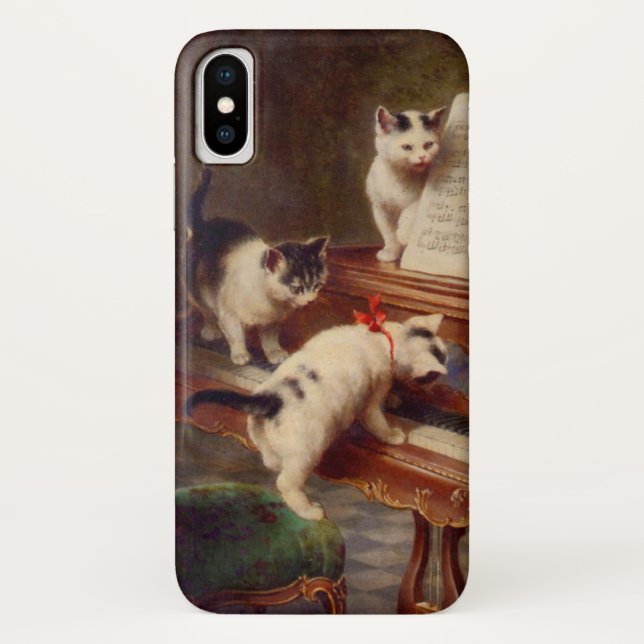Kittens and Piano Case-Mate iPhone Case (Back)