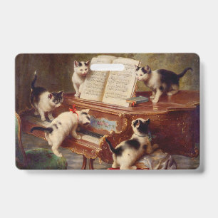 Kittens and Piano ID Badge