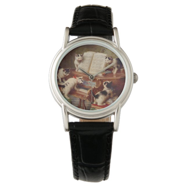 Kittens and Piano Watch (Front)