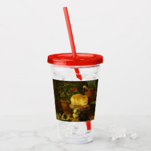 Kittens at Play Acrylic Tumbler