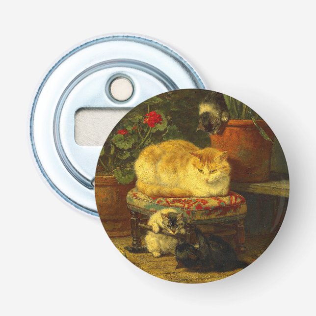Kittens at Play Bottle Opener (Front)