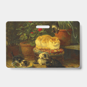Kittens at Play ID Badge