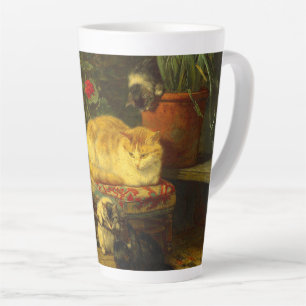 Kittens at Play Latte Mug