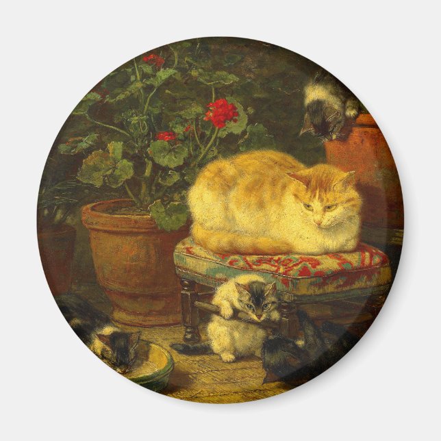Kittens at Play Magnet (Front)