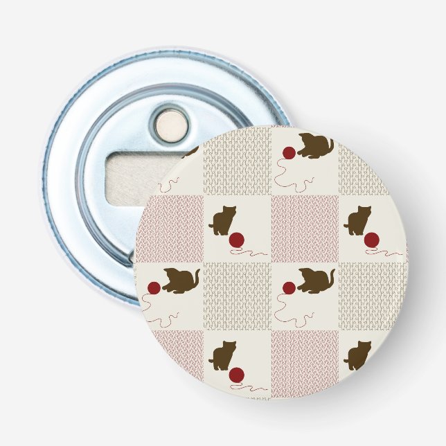 Kittens Backgrounds Bottle Opener (Front)