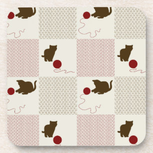 Kittens Backgrounds Coaster