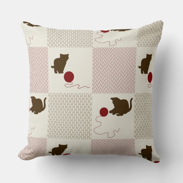 Kittens Backgrounds Cushion (Front)