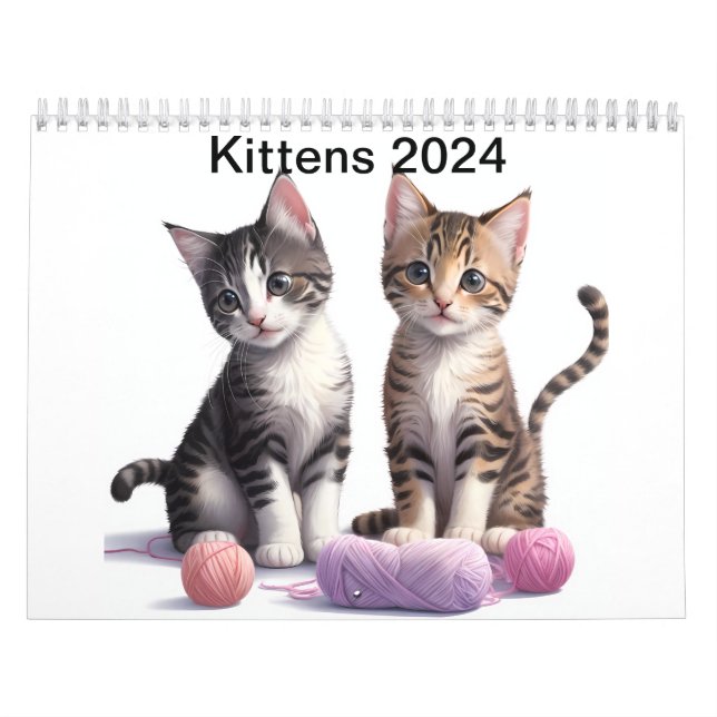 Kittens Calendar 2024 (Cover)