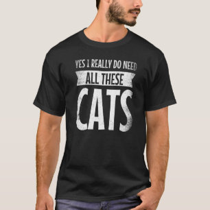 Kittens Cats Owner Kitty Purr Meow T-Shirt