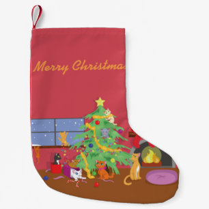 Kittens' First Christmas Small Christmas Stocking