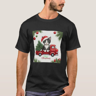 Kitten's First Christmas T-Shirt