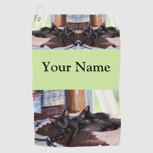 Kittens Golf Towel (Front)