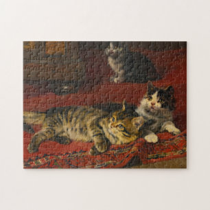 Kittens Julius Adam the Younger Jigsaw Puzzle