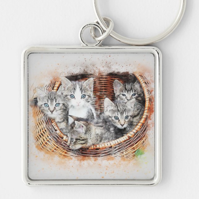 Kittens Key Ring (Front)