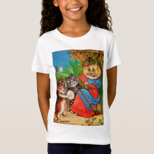 Kittens & Lady, Louis Wain T-Shirt