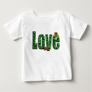 Kittens On The Word Love, Baby Tshirt