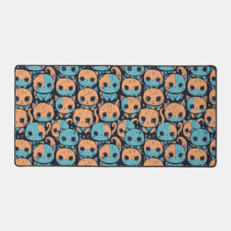 Kittens  pattern desk mat