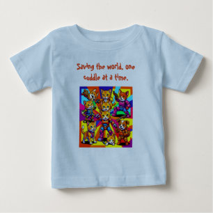 kittens - Puppies Fun Cotton Baby T-Shirt