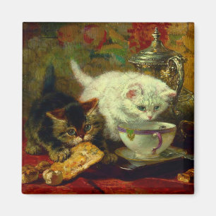 Kittens Tea Party Magnet