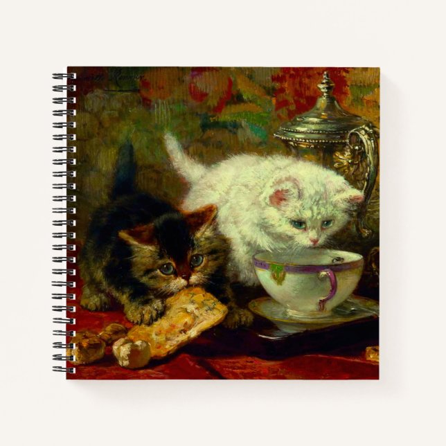 Kittens Tea Party Notebook (Front)